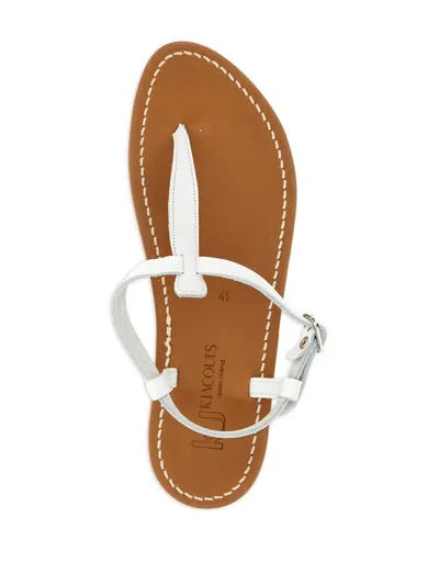 Kjacques Picon Leather Sandals In Multi