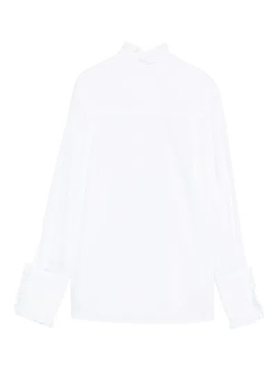 Drhope Ruffled-trim Shirt In White