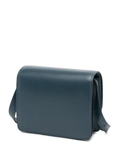 Pre-owned Celine 2019 Small Calfskin Classic Box Crossbody Bag In Green