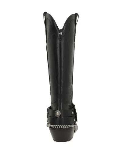 Ann Demeulemeester Finnbo Santiago Boots With Belts In Black
