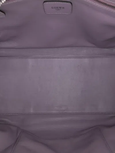 Pre-owned Loewe 2010-2025 Tricolor Goatskin Amazona 36 Handbag In Pink