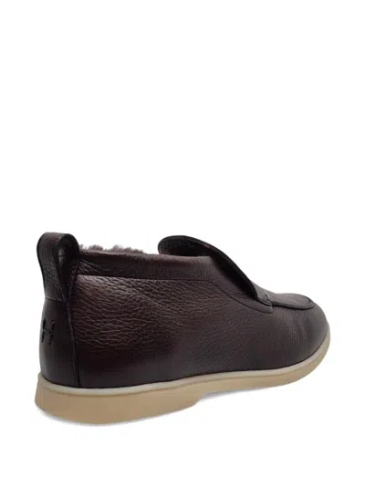 Henderson Baracco Pull-tab Boots In Brown