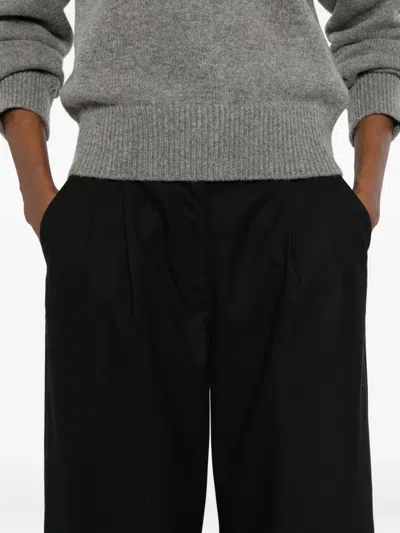 Dunst Pleated Trousers In Black