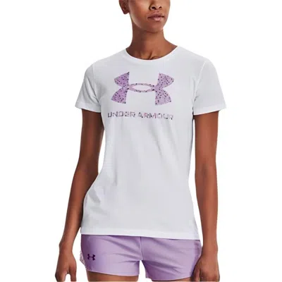 Under Armour (wmns)  Sportstyle Graphic T-shirt 'white Purple'
