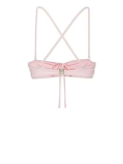 Dsquared2 Lace Bikini Top In Pink