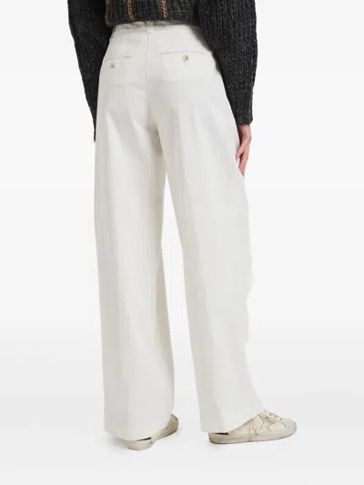 Peserico Pleated Trousers In White