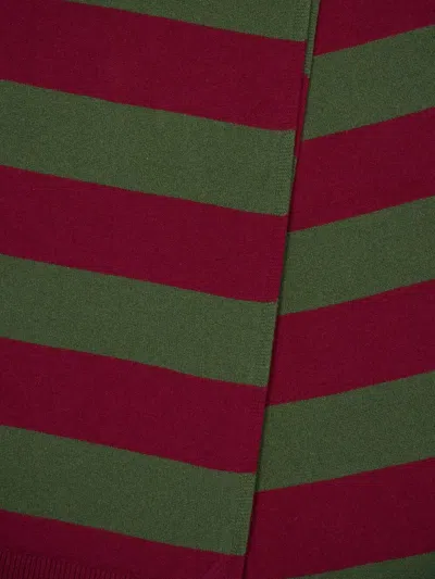 LUCCA 条纹图案围巾