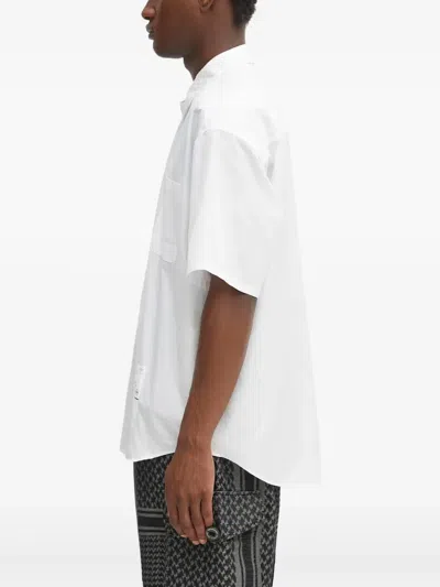 Neighborhood Pocket Label Shirt In White
