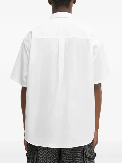 Neighborhood Pocket Label Shirt In White