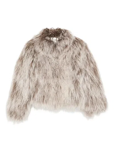 Ducie Rochelle Shearling Jacket In Multi