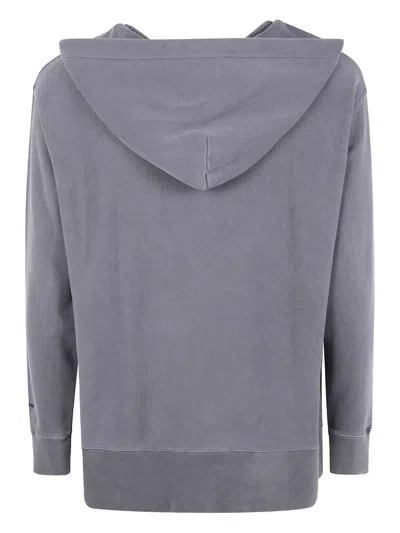 Snow Peak Kangaroo-pocket Hoodie In Gray