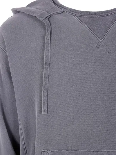 Snow Peak Kangaroo-pocket Hoodie In Gray