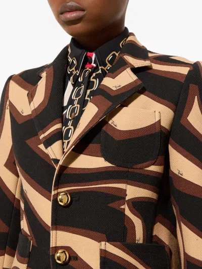 Pucci Labirinto-print Blazer In Multi