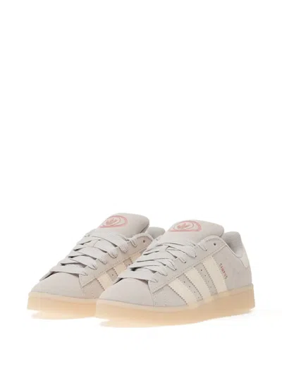 Adidas Originals Campus Three-striped Sneakers In Gold