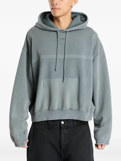 A-cold-wall* Logo-printed Hoodie In Gray