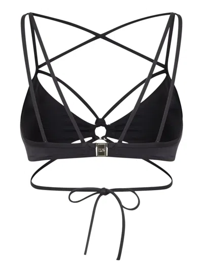 Dsquared2 Multi-strap Bikini Top In Black