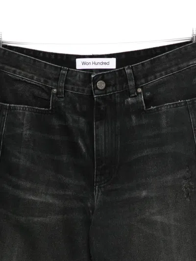 Won Hundred Cale Denim Pants In Black