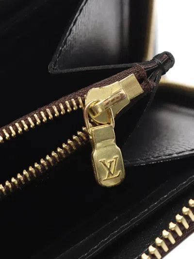 Pre-owned Louis Vuitton 2021-2025 Monogram Reverse Clemence Wallet Long Wallets In Brown