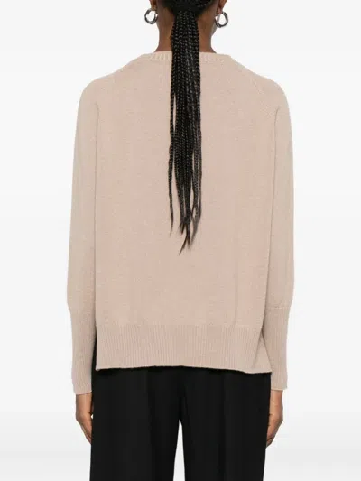 Base Wool Crewneck Sweater In Neutral