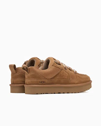 Ugg W Lo Lowmel Suede Sneakers In Brown