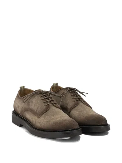 Officine Creative Hopkins Flexi 208 Derby Shoes In Brown