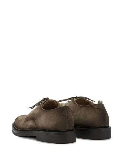 Officine Creative Hopkins Flexi 208 Derby Shoes In Brown
