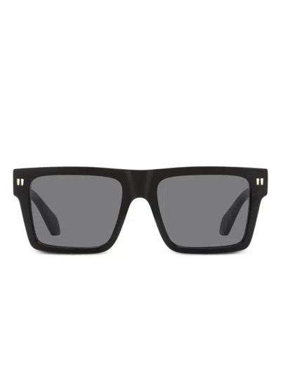 Off-white Eyewear Lawton Square-frame Sunglasses In Black