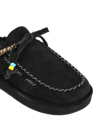 经典刺绣穆勒鞋