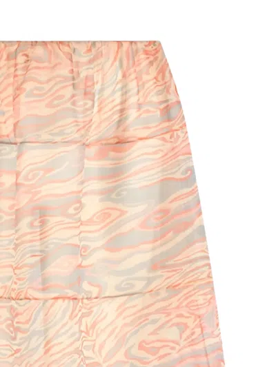 Giorgio Armani Patterned Midi Skirt In Multi