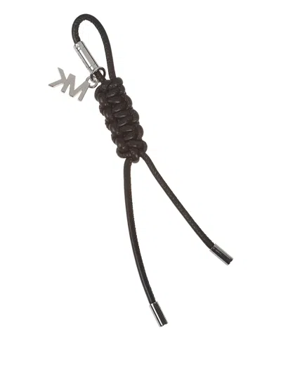 Michael Kors Logo Bag Charm In Black