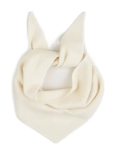 Jacquemus Triangular Shape Scarf In Neutral