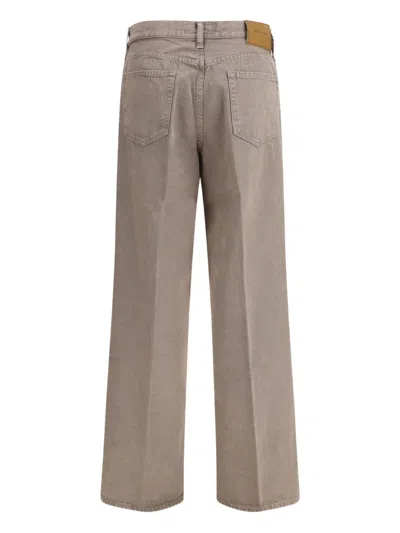 Jacob Cohen Grace Wide 5 Pocket Jeans In Gray
