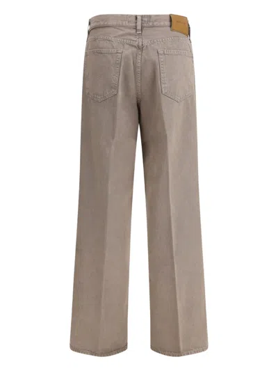 Jacob Cohen Grace Wide 5 Pocket Jeans In Gray