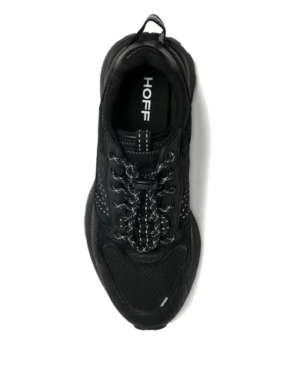 Hoff City Off Road Textured Panelled Sneakers In Black