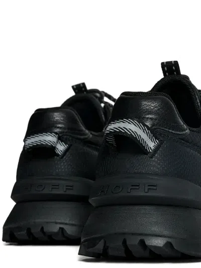 Hoff City Off Road Textured Panelled Sneakers In Black