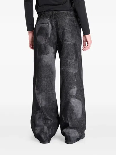 Heliot Emil Basalt Belt Loop Jeans In Gray