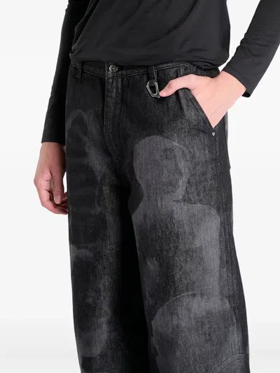 Heliot Emil Basalt Belt Loop Jeans In Gray