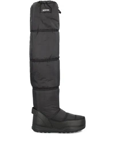 Bogner Quilted Over-the-knee Boots In Black