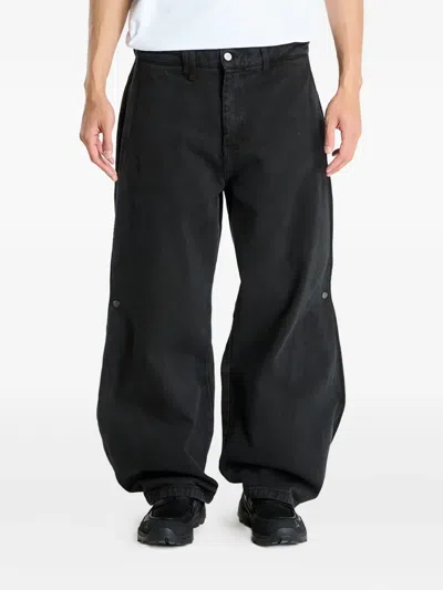 A-cold-wall* Button-fastening Trousers In Black