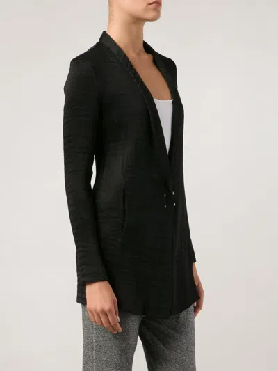 Transit Shawl Collar Fitted Jacket In Black
