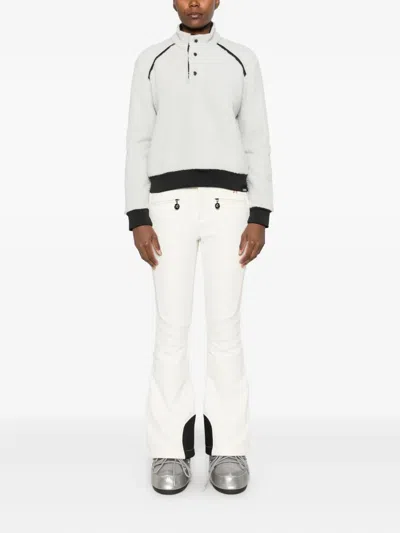 Colmar Tibet Fleece-texture Performance Sweatshirt In White