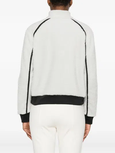Colmar Tibet Fleece-texture Performance Sweatshirt In White