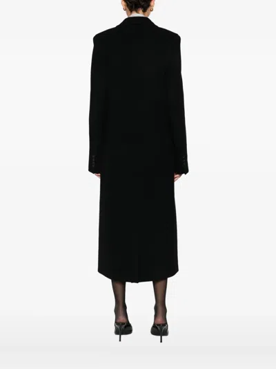 Manuel Ritz Wool-blend Coat In Black