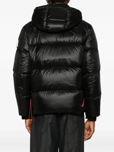 After Label Katalla Hooded Padded Coat In Black