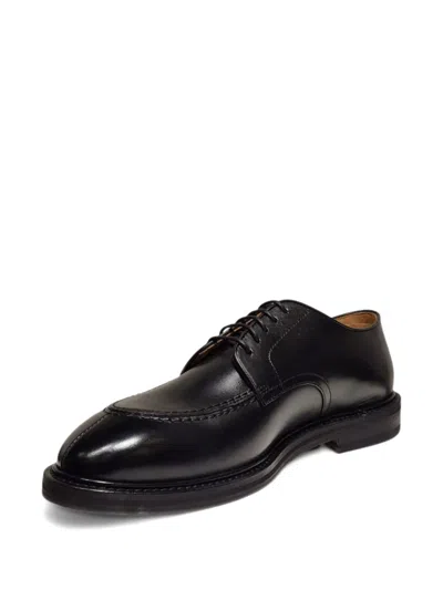 Henderson Baracco Panelled Derby Shoes In Black