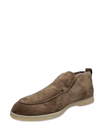 Henderson Baracco Slip-on Suede Boots In Multi