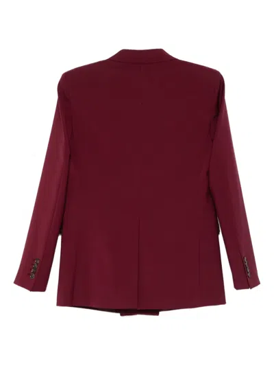 Manuel Ritz Wool Blazer In Red