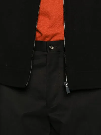 Dell'oglio Turn-up Tailored Trousers In Black