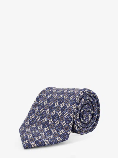 Nugnes 1920 Silk Tie In Blue