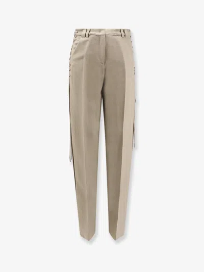 Stella Maxwell X Marella Wool Blend Trousers In Neutral
